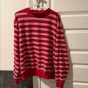 PARKE RED STRIPED SWEATER
